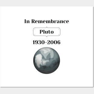 In Remembrance of Pluto Posters and Art